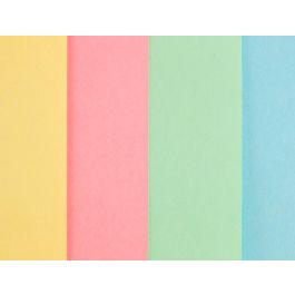 Cartulina Liderpapel A4 180 gr-M2 4 Colores Surtidos Paquete De 100 Hojas