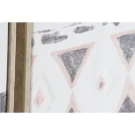 DKD Home Decor Cuadro Boho Beige Negro Rosa Palo 4 x 140 x 100 cm (2 Unidades)