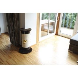 Kerbl Árbol de Gato Angular 58 cm - Marrón, Ideal para Rincones con Juguete de Abeja