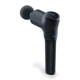 Beurer MG-185 Pistola de Masaje Muscular, 9 Niveles de Intensidad, 3000 Impulsos/Minuto, Mango Ergonómico, 5 Accesorios, Incluye Maletín