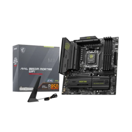 MSI Placa Base MAG B850M MORTAR WiFi AMD AM5 B850 4 DDR5 256GB WiFi 7 Bluetooth 5.4 5G LAN Micro ATX 911-7E61-001