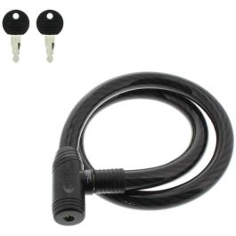 Burg Wachter 570 120 Candado para Bicicleta de Llave, Acero 25mm con Funda PVC