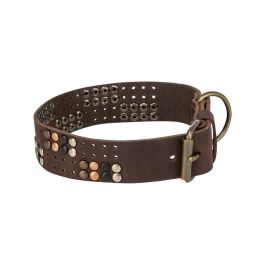 Collar para Perro Trixie Rustic Marrón oscuro M