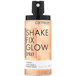 Catrice SHAKE FIX GLOW Spray Fijador de Maquillaje Luminoso e Hidratante, Acabado Radiante para Todo Tipo de Pieles 50 ml