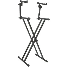 QUIKLOK Soporte Teclado T22 Formato "X" Doble Nivel Altura Regulable Negro Precio: 67.95000025. SKU: B1DYCYNN7A