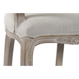 DKD Home Decor Silla Tradicional Marron Beige 57 x 94 x 57 cm (2 Unidades)