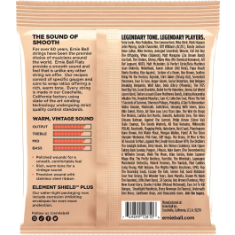 ERNIEBALL Juego Bajo Eléctrico Entorchado Plano Group I 5St.45-130