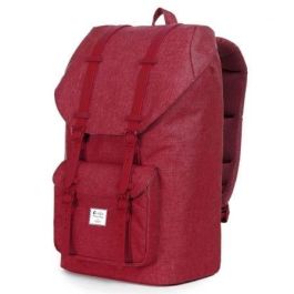 MOCHILA E-VITTA TOURISTER DARK RED - PARA PORTÁTILES HASTA 15,4"-16"/39.11-40.64CM - PANEL TRASERO ACOLCHADO - CIERRE SUPERIOR CON CINCHA
