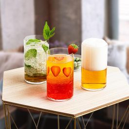 Luminarc Vaso Alto Ruta Vidrio 62 cL Transparente Vidrio Templado (6 Unidades) Apto Lavavajillas y Microondas