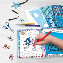 Liscianigiochi LIS8008324110704 Kit de Oficina Creativa Actividades Sonic para Niños A partir de 5 años