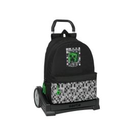 Mochila Escolar con Ruedas Minecraft Negro Verde Gris 30 x 46 x 14 cm Precio: 34.89000031. SKU: B1CL5XE6BN