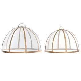 DKD Home Decor Cubreplatos Balines Bambú Natural 35x35x22 cm Set de 2 Precio: 16.59000024. SKU: B18SN2LGJ9