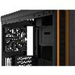 be quiet! PURE BASE 600 Midi Tower PC, Negro/Naranja con Ventana, Compatible ATX/micro ATX/Mini-ITX