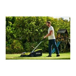 Cortacésped Híbrido RYOBI - Ø 37 cm - 2 baterías LithiumPlus 36V 5.0 Ah - Negro y Verde