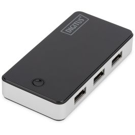 Digitus Hub USB 3.0 de 4 Puertos con Adaptador de Corriente, Negro Precio: 54.49999962. SKU: B1AB2CA58D