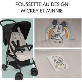 HAUCK HAU4007923171677 Cochecito Sport Plegable y Reclinable con Capota 4 Ruedas Diseño Mickey y Minnie