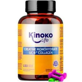 KINOKO LIFE Creatina Monohidratada 3000Mg con UC-II Colágeno 180 Cápsulas Precio: 29.9500003. SKU: B18BS3KRFM