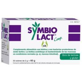Symbiolact Comp. 30Sbrs. Suplemento con Biotina para Mucosas y Sistema Nervioso, Sin Lactosa ni Gluten Precio: 35.4999997. SKU: B1BMY52GFV