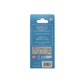 Wondee Mr. Wonderful Llavero USB Seta 32GB Pendrive Compatible con Windows, macOS, Linux y Adaptador USB C