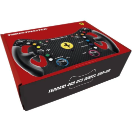 Thrustmaster THR3362934003395 Volante Ferrari 488 GT3 Wheel Add-On Negro y Rojo