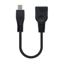 Nanocable 10.01.3500 Cable USB 2.0 OTG Micro USB B Macho a USB A Hembra para Móviles y Tablets - 15cm Negro Precio: 4.49999968. SKU: B1J8GPC2TZ