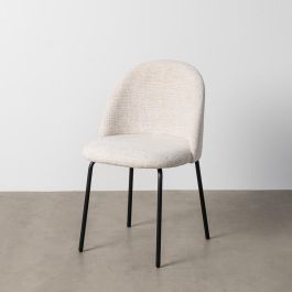 Silla Crema Tejido-Metal Contract 49 X 48 X 80 cm