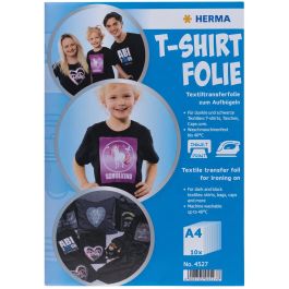 HERMA Lámina para Camisetas Textiles Oscuros A4 Imprimible 10 Unidades Precio: 36.79000039. SKU: B13JMX8H7R