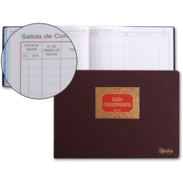 Miquelrius 43 Libro Folio Apaisado 100 Hojas Salida de Correspondencia