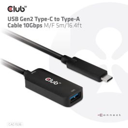 Club3D Cable USB 3.2 Tipo C a USB Tipo A 10Gbps 5m