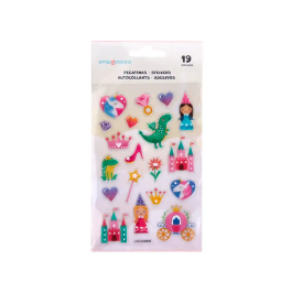 Imaginovo Pegatinas Magic Dreams Princesas PVC 190x105 mm en Blister