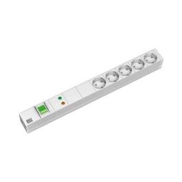 Bachmann Regleta de enchufes 5-fach con interruptor, 5 salidas Schuko Tipo F, cable 2m, 48.3cm (19"), color gris Precio: 158.8900005. SKU: B1GC7MNGSA