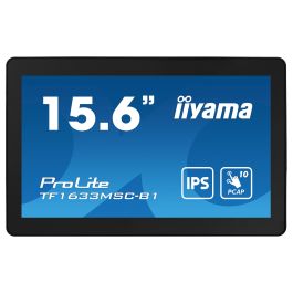 IIYAMA TF1633MSC-B1 39.5cm (15.6") Full HD IPS Pantalla Táctil 10 Puntos 1920x1080 450cd/m² 5ms 16:9 HDMI+DP Negro