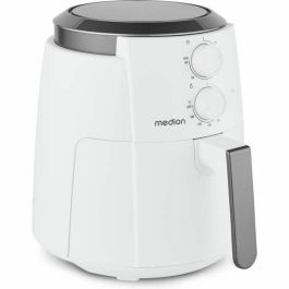 Medion MD13020 Freidora de Aire Caliente Airfryer 1500W Temporizador 60 min hasta 200°C 4.7L Blanco