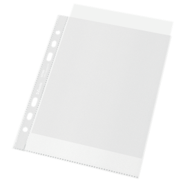 Esselte 627495 Caja 100 Fundas Polipropileno Multitaladro Reforzada Piel A5 Recycle 70 Micras