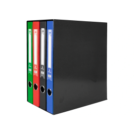 Liderpapel Módulo 4 Archivadores Folio 2 Anillas Mixtas 25mm Colores Surtidos