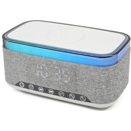 Denver Radiodespertador FM con Bluetooth y Carga Inalámbrica