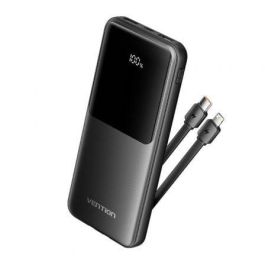 Vention FHOB0 Powerbank 10000mAh 22.5W Carga Rápida Negro con Cables USB-C y Lightning Integrados, 3 Salidas USB, 2 Entradas Precio: 16.78999993. SKU: B1866TRWGT