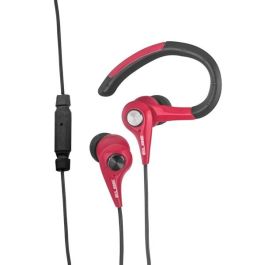 Elbe AU-107-MIC Auriculares Deportivos con Micrófono Protección IPX4 para Entrenamiento y Ocio