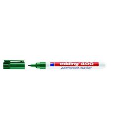 Edding Rotulador permanente 400 punta redonda verde 1 mm recargable para papel, metal, vidrio y plásticos Precio: 19.49999942. SKU: B1JBYS2V2V