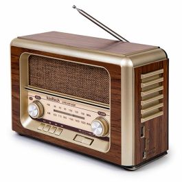 Radio Portátil Bluetooth Kooltech Retro AM/FM Radio Portátil Bluetooth Kooltech Retro AM/FM