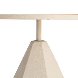 Mesita Crema Metal 50 X 50 X 50 cm