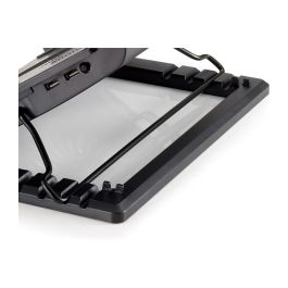 Conceptronic Base Refrigeración Portátil 17" 1 Ventilador 14cm USB 2.0 Negro ERGO