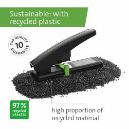 Novus Grapadora De Gruesos B40 Re+New 100H Negro-Verde, Sistema Antibloqueo, Hasta 100 Hojas Novus Grapadora De Gruesos B40 Re+New 100H Negro-Verde, Sistema Antibloqueo, Hasta 100 Hojas