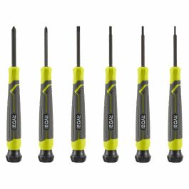 Ryobi RYO4892210225160 Juego de 6 destornilladores de precisión SL1, SL2, SL3, PH1, PH0 Precio: 23.50000048. SKU: B1EBYYNT4Y