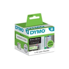 DYMO Etiqueta LW Etiquetas lomo archivadores 38x190mm, 1 rollo etiquetas (110) Papel blanco Precio: 26.79000016. SKU: B1DQB235WS