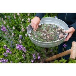 Nature Pantalla de Malla de 6 mm Acero Galvanizado H7.4 x Ø37 cm