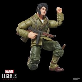 Hasbro Marvel Legends Series - Figura de Wolverine (WWII Logan) con 7 Accesorios, 15 cm, Licencia Marvel
