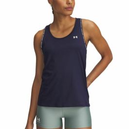 Camiseta para Mujer sin Mangas Under Armour Tech Azul marino (S)