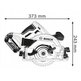 Bosch Professional 06016A2101 Sierra Circular GKS 18V-57 G con Hoja de 165 mm Sin Batería en L-BOXX