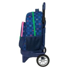Mochila Safta Grande Con Ruedas Compact Evolution Extraible Benetton Damero 450x330x220 mm Mochila Safta Grande Con Ruedas Compact Evolution Extraible Benetton Damero 450x330x220 mm